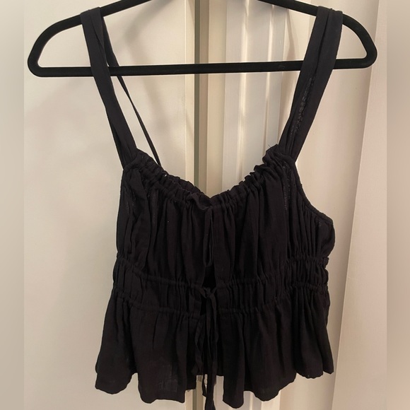Tops - Free People Lilliana Top Black